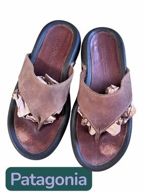 😎 Patagonia men’s leather sandals with hiking tread